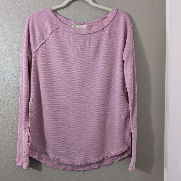 Free people Pink Long Sleeve Top - Picture 1 of 5